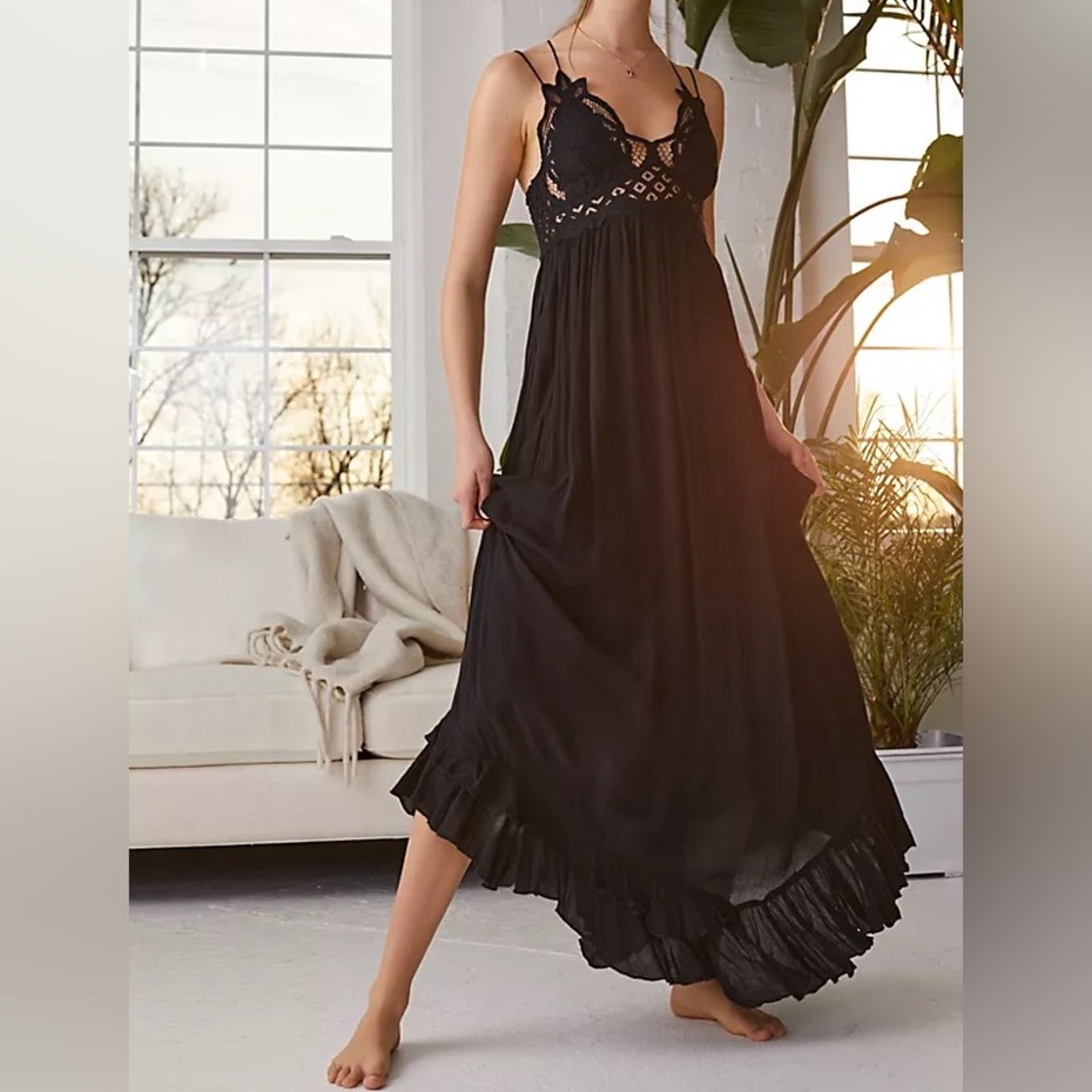 Free People Adella Maxi Dress Size S